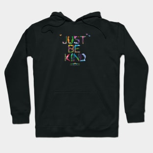 JUST BE KIND - tropical word art Hoodie